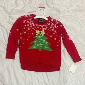 NEW Well Worn Red Holiday Sweater size 3T